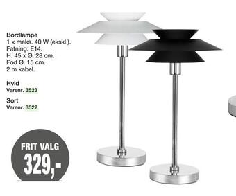 Harald Nyborg Bordlampe tilbud