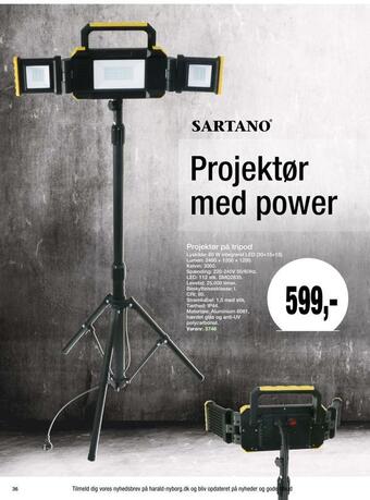 Harald Nyborg Projektør på tripod tilbud