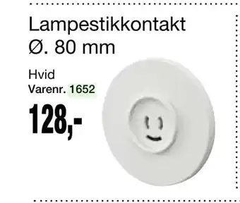 Harald Nyborg Lampestikkontakt ø. 80 mm tilbud
