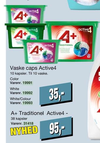 Vaske caps active4