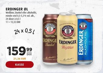 Scandinavian Park Erdinger øl tilbud