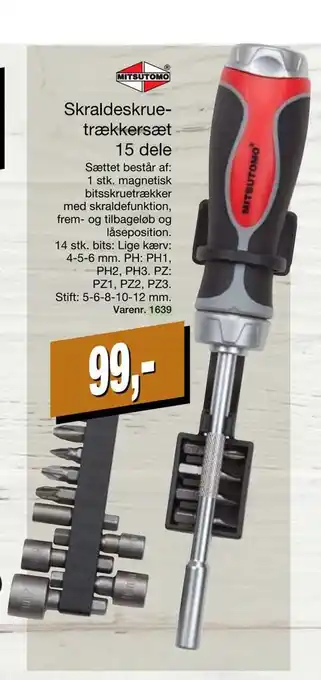 Harald Nyborg Skraldeskruetrækkersæt tilbud