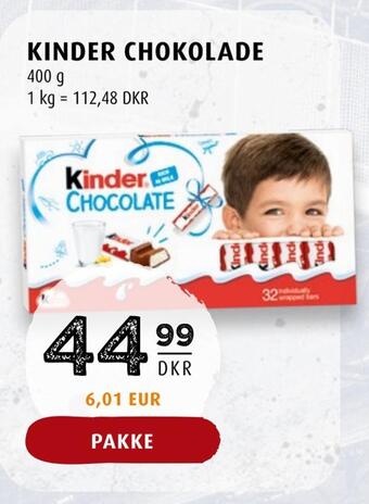 Scandinavian Park Kinder chokolade tilbud