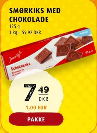 Scandinavian Park Smørkiks med chokolade tilbud