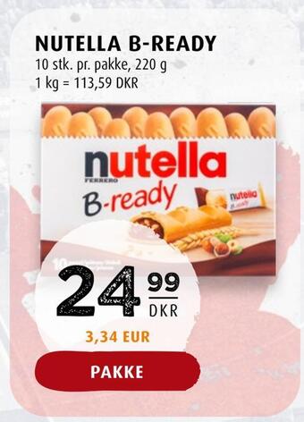 Scandinavian Park Nutella b-ready tilbud