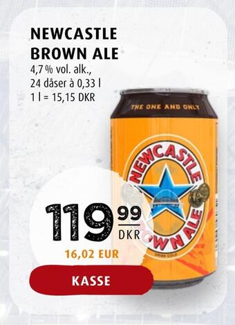Scandinavian Park Newcastle brown ale tilbud