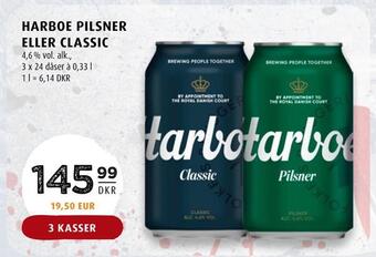 Scandinavian Park Harboe pilsner eller classic tilbud