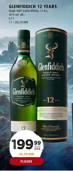 Scandinavian Park Glenfiddich 12 years tilbud