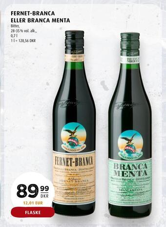 Fernet branca eller branca menta