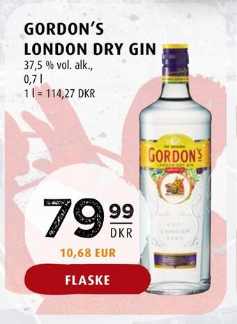 Scandinavian Park Gordon's london dry gin tilbud