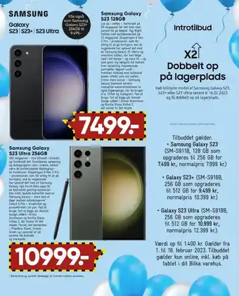 Bilka Samsung galaxy s23 mobiltelefon tilbud