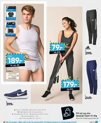 Bilka Olympia undertrøje tilbud
