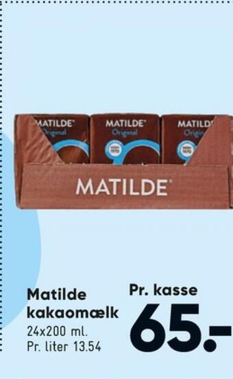 Bilka Matilde chokolademælk tilbud