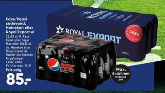 Bilka Faxe kondi sportssodavand tilbud