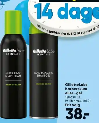 Bilka Labs barberskum tilbud