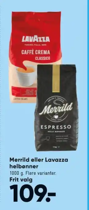 Caffe crema classico kaffebønner - hele