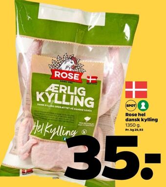 Netto Ærlig kylling kylling tilbud