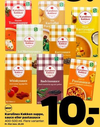 Netto Karolines sauce flydende tilbud