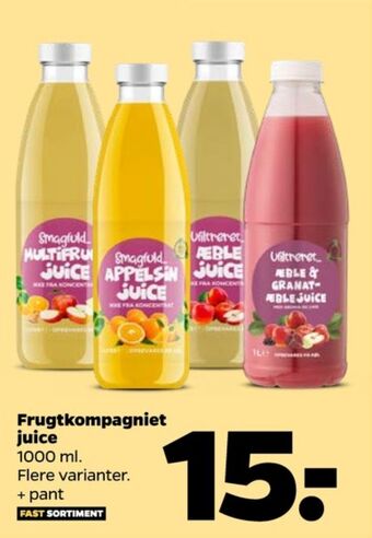 Netto Frugtkompagniet appelsinjuice tilbud