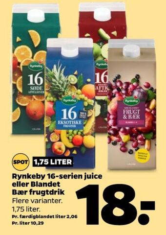 Netto 16 serie appelsinjuice søde tilbud