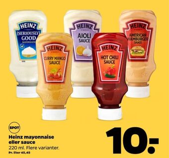 Netto Heinz sauce flydende tilbud