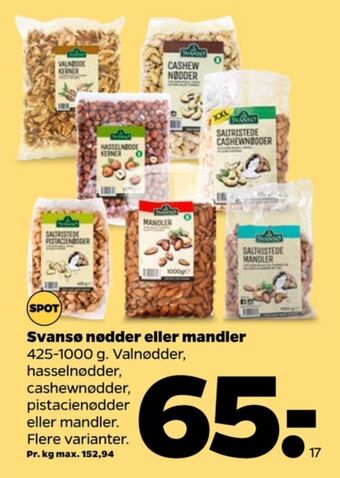 Netto Svansø valnødder tilbud