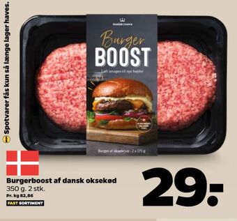 Netto Burger boost hakkebøffer tilbud