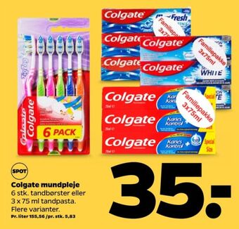 Netto Colgate tandpasta tilbud