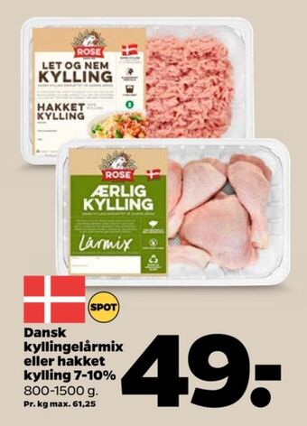 Netto Rose hakket kylling tilbud