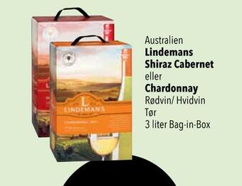 Citti Lindemans shiraz cabernet eller chardonnay tilbud