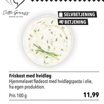 Friskost med hvidløg