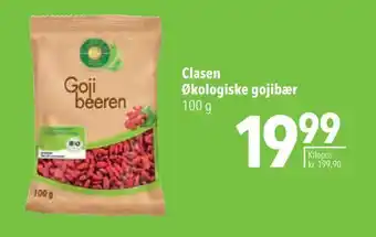 Clasen økologiske gojibær
