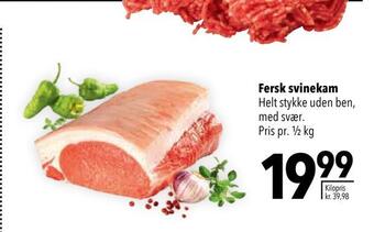Citti Fersk svinekam tilbud