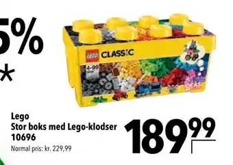 Citti Lego stor boks med lego-klodser 10696 tilbud