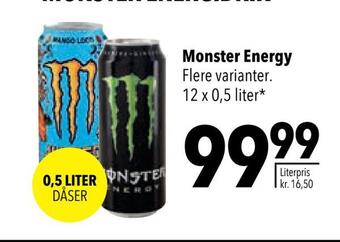 Citti Monster energy tilbud