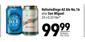 Citti Refsvindinge az ale no.16 eller san miguel tilbud