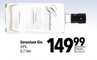 Citti Geranium gin tilbud