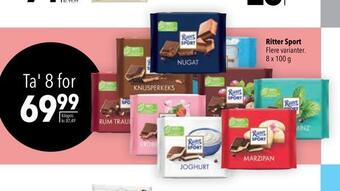 Citti Ritter sport tilbud