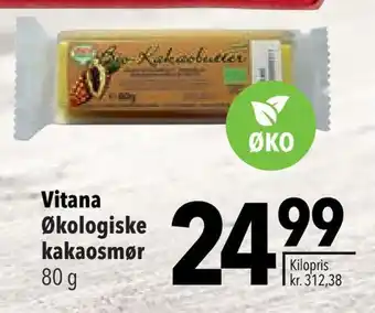 Vitana økologiske kakaosmør
