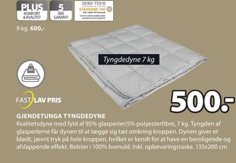 JYSK Gjendetunga Tyngdedyne tilbud
