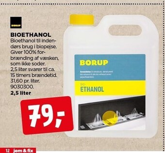 jem & fix Bioethanol tilbud