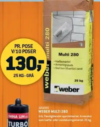 XL-BYG 5202255 Weber Multi 280 tilbud