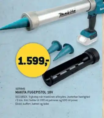 1679846 Makita Fugepistol 18V
