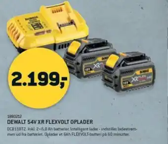 XL-BYG 1880212 Dewalt 54V XR Flexvolt Oplader tilbud