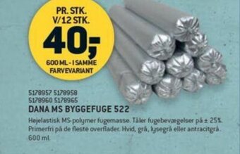 XL-BYG Dana MS Byggefuge 522 tilbud