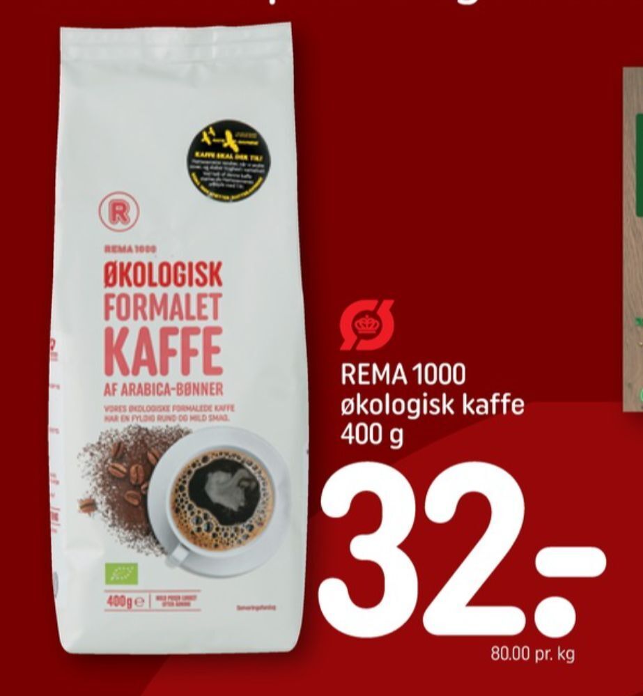 Rema 1000 kaffebønner hele tilbud hos Rema 1000