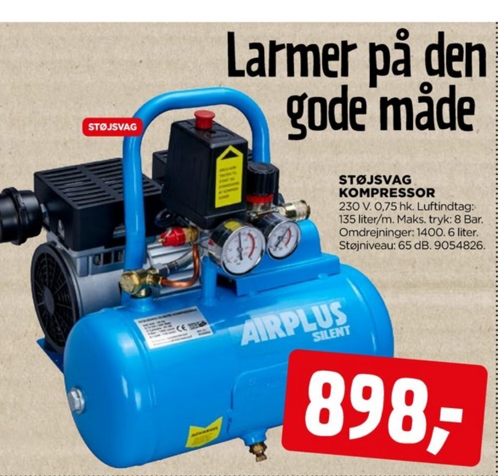 Airplus kompressor tilbud hos jem & fix