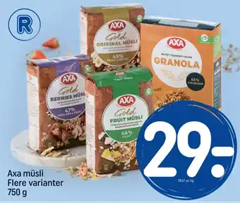 REMA 1000 Gold müsli tilbud