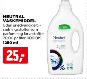 jem & fix Neutral vaskemiddel-flydende tilbud