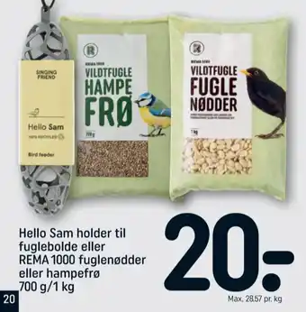 REMA 1000 Hello sam foderautomat tilbud